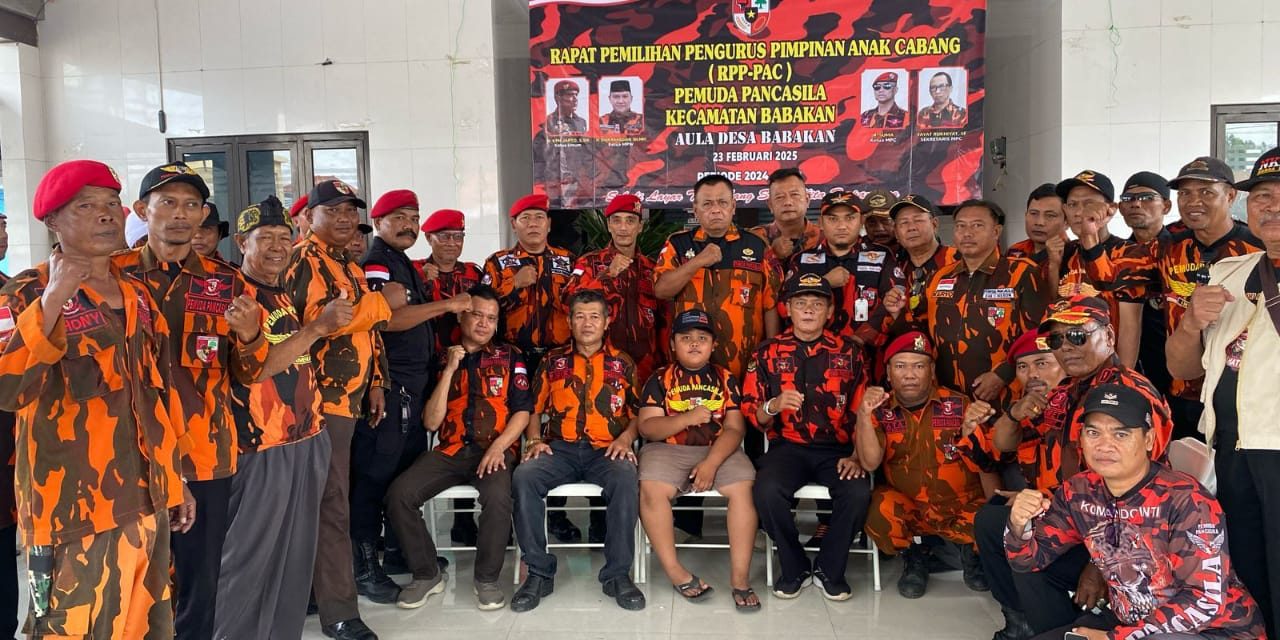 Serah Terima Jabatan Ketua PAC Pemuda Pancasila Kecamatan Babakan Berjalan Sukses