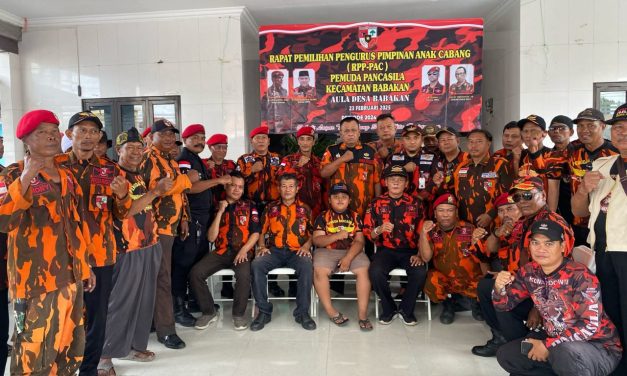 Serah Terima Jabatan Ketua PAC Pemuda Pancasila Kecamatan Babakan Berjalan Sukses