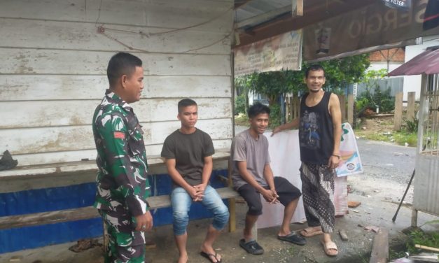 Laksanakan Komunikasi Sosial dan Himbau Warga Hindari Judi Online