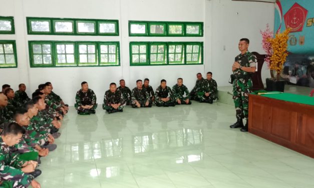 Dandim 0420/Sarko Tekankan Keselamatan dan Kedisiplinan Prajurit