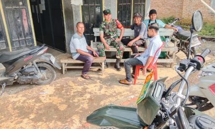 Melalui Giat Komsos Babinsa Ciptakan Situasi Yang Baik Dengan Warga Binaannya