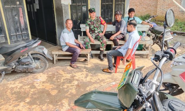 Melalui Giat Komsos Babinsa Ciptakan Situasi Yang Baik Dengan Warga Binaannya