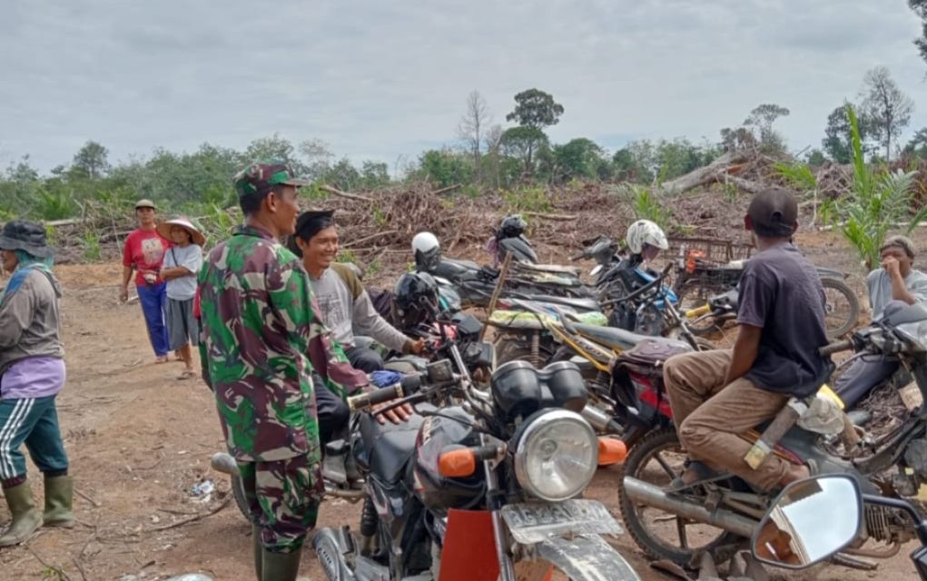 Babinsa Perkuat Sinergi dengan Petani, Kawal Ketahanan Pangan di Sarolangun