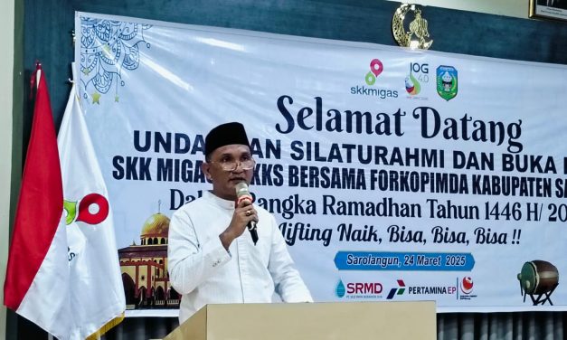 Buka Puasa Bersama Sebagai Wadah Pererat Tali Silaturahmi Forkopimda Kab.Sarolangun dengan SKK Migas-KKKS. Turut Hadir Dandim 0420/Sarko Diwakili oleh Pabung Kodim 0420/Sarko