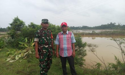 Laksanakan Patroli Cek Debit Air Antisipasi Banjir Menjelang Idul Fitri