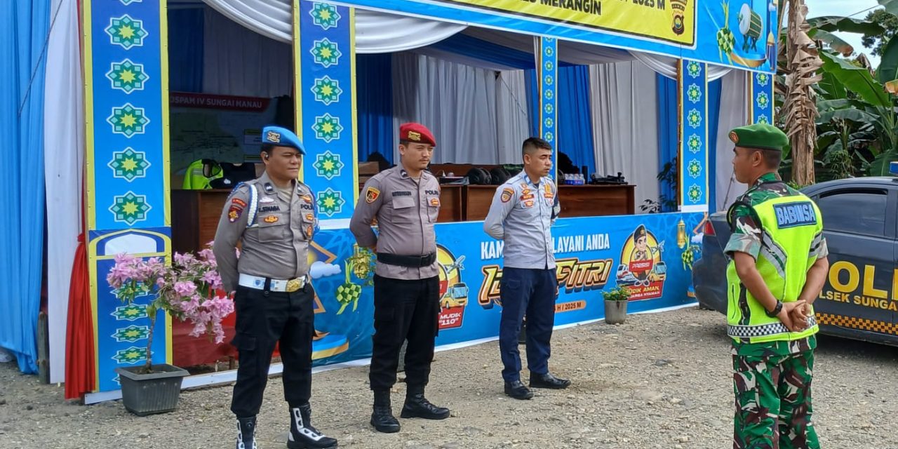 Kegiatan Pos Ops Ketupat 2025 di Desa Markeh