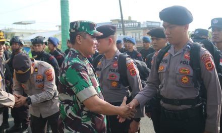 Danrem 042/Gapu Hadiri Apel Gelar Pasukan Pengamanan PSU Pilkada Bungo
