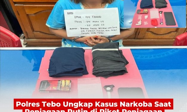 Polres Tebo Ungkap Kasus Narkoba Saat Penjagaan Rutin di Piket Penjagaan