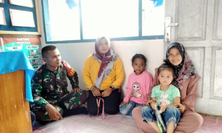 Posyandu Desa Batang Kibul Dukung Kesehatan Masyarakat, Babinsa Koramil 420-08/Tabir Berperan Aktif