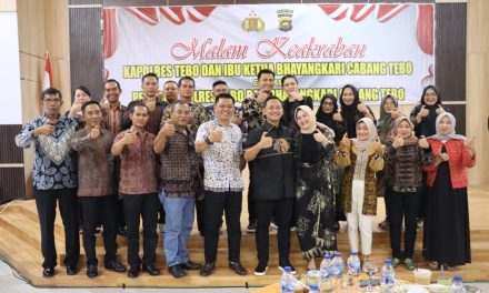 Malam Penuh Keakraban, Kapolres Tebo Ajak Personil Wujudkan Speed, Smart, Solid