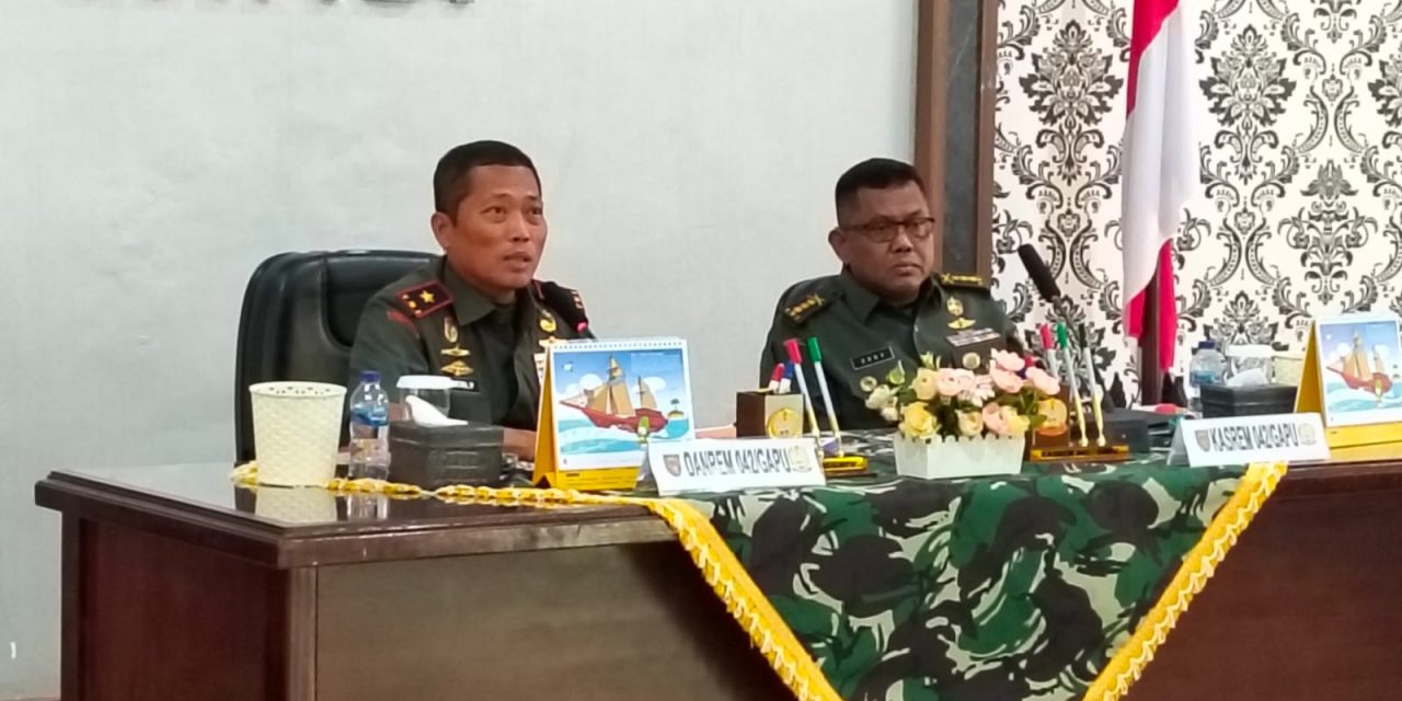 Korem 042/Gapu Gelar Rapat Koordinasi Kesiapan Pelaksanaan Program Makan Bergizi Gratis Jambi