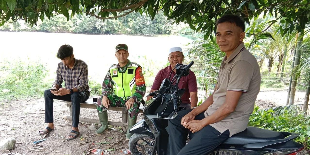Babinsa Komsos di Desa Binaan, Agar Lebih Dekat Dengan Masyarakat
