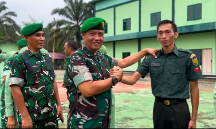 Korp Raport Kenaikan Pangkat Bintara dan Tamtama Personil Kodim 0420/Sarko
