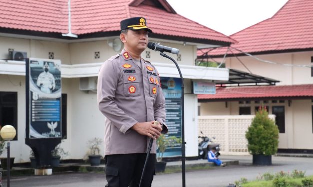 Pimpin Apel Perdana, Kapolres Tebo AKBP Triyanto Tegaskan Disiplin Sebagai Pilar Etika dan Loyalitas Korps Bhayangkara