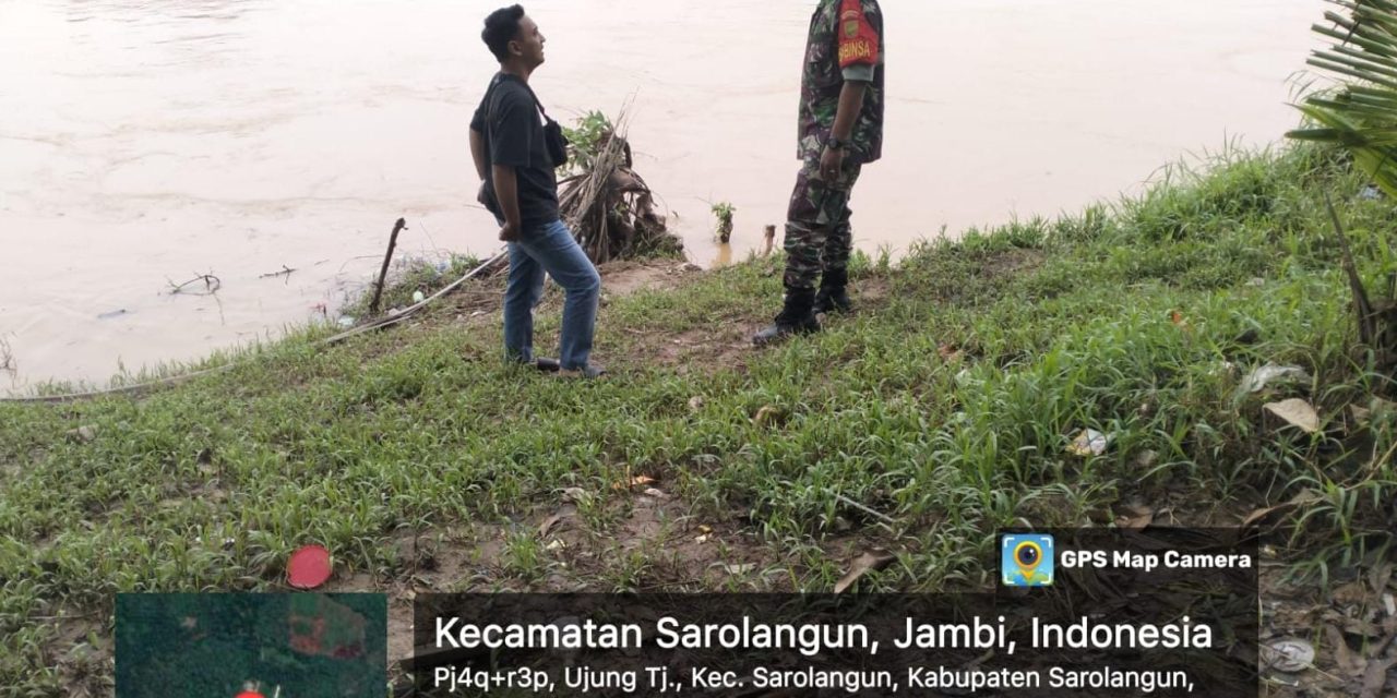 Patroli Pinggir Sungai Bersama Masyarakat Dilakukan Untuk Mengantisipasi Bencana Banjir