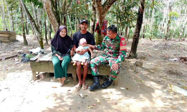 Peran Aktif Babinsa Koramil 420-02/Limun Laksanakan pendampinganPercepatan penurunan Stunting