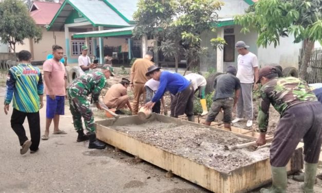 Sertu Kuswanto Perkuat Semangat Gotong Royong di Tabir Lintas
