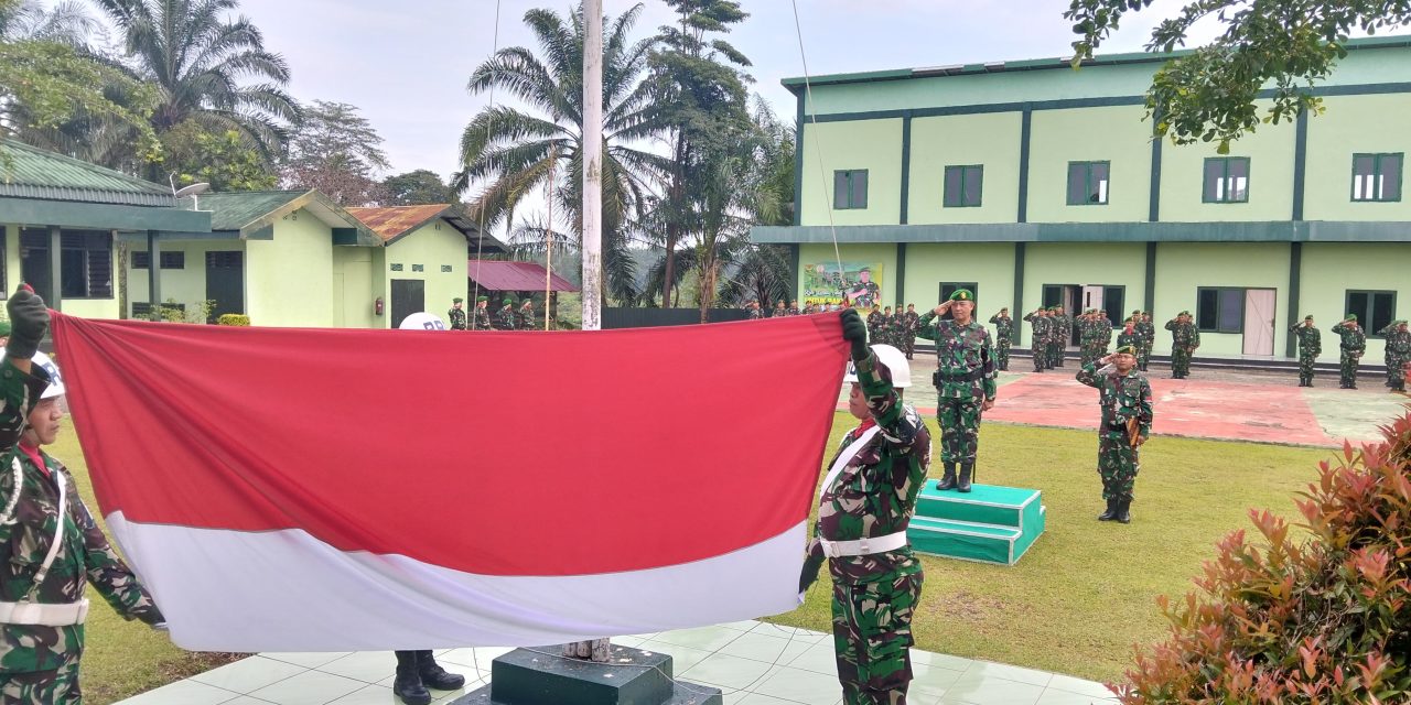 Upacara Mingguan Kodim 0420/Sarko: Momen Penguatan Semangat Nasionalisme