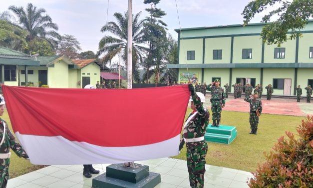 Upacara Mingguan Kodim 0420/Sarko: Momen Penguatan Semangat Nasionalisme