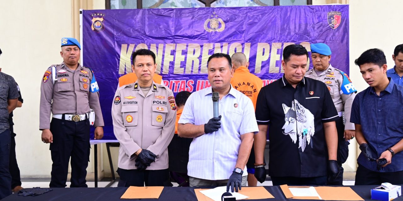 Polda Jambi Tangkap Tiga Pelaku Illegal Drilling di Batanghari