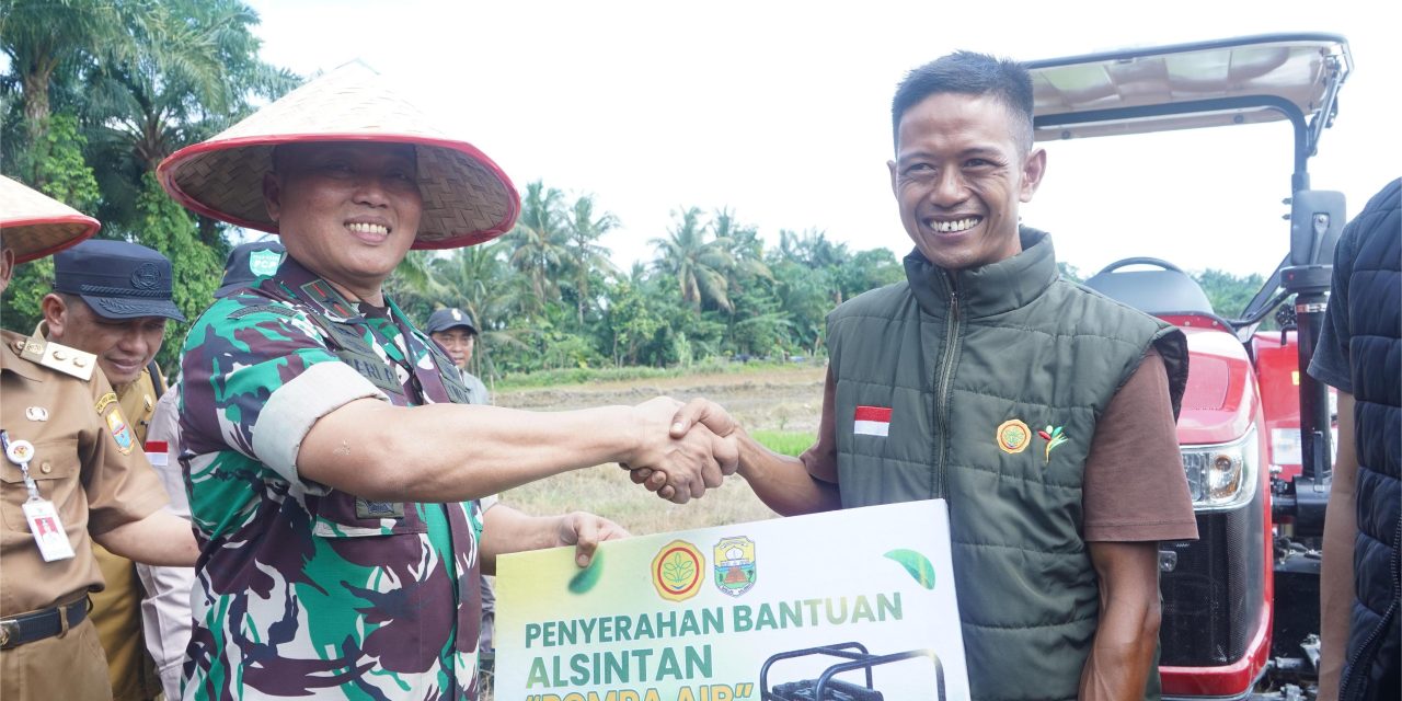 Danrem 042/Gapu TNI-AD Dukung Tanam Padi Serentak di Jambi: Menapak Jalan Swasembada Pangan Nasional