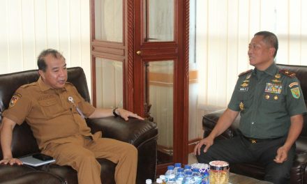 Pererat Sinergi, Danrem 042/Gapu Sambut Kepala BPSDM Provinsi Jambi