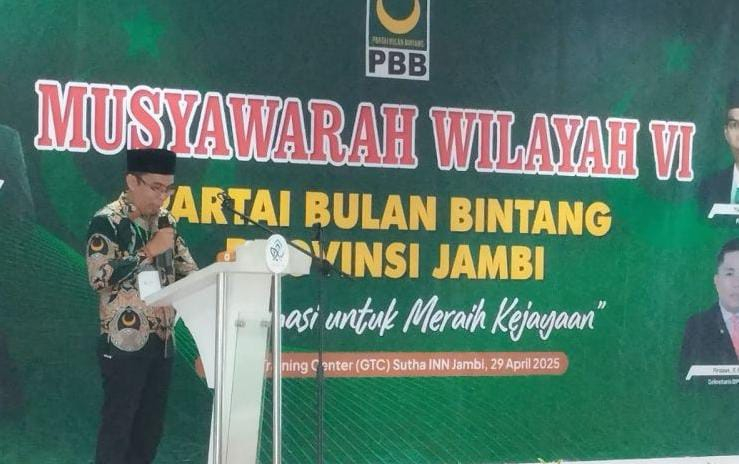 Yulius Nur Kembali Pimpin PBB Jambi 2025–2030: Semangat Baru Perkuat Eksistensi Partai