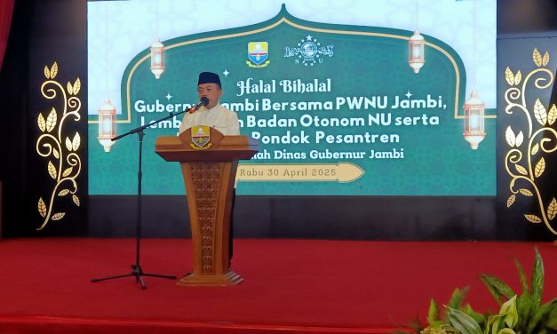 Gubernur Al Haris Hadiri Halal Bihalal PW NU Provinsi Jambi