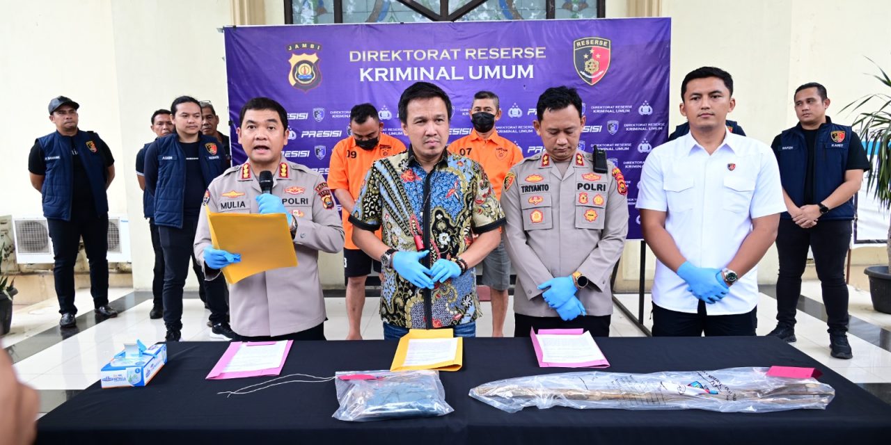 Polda Jambi Ungkap Kasus Pengeroyokan terhadap Warga SAD di Tebo