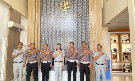 Pererat Silaturahmi dan Sinergitas, Kasat Lantas Polresta AKP Hadi Siswanto Kunjungi Kantor Jasa Raharja Jambi