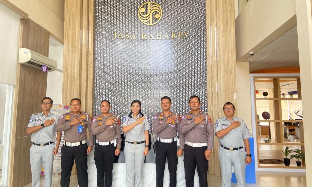 Pererat Silaturahmi dan Sinergitas, Kasat Lantas Polresta AKP Hadi Siswanto Kunjungi Kantor Jasa Raharja Jambi