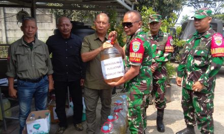 Danpuslatpur Kodiklat TNI AD Brigjen TNI Dany Rakca, Menetralisir Bakteri Limbah di Pasar Kota Bandung