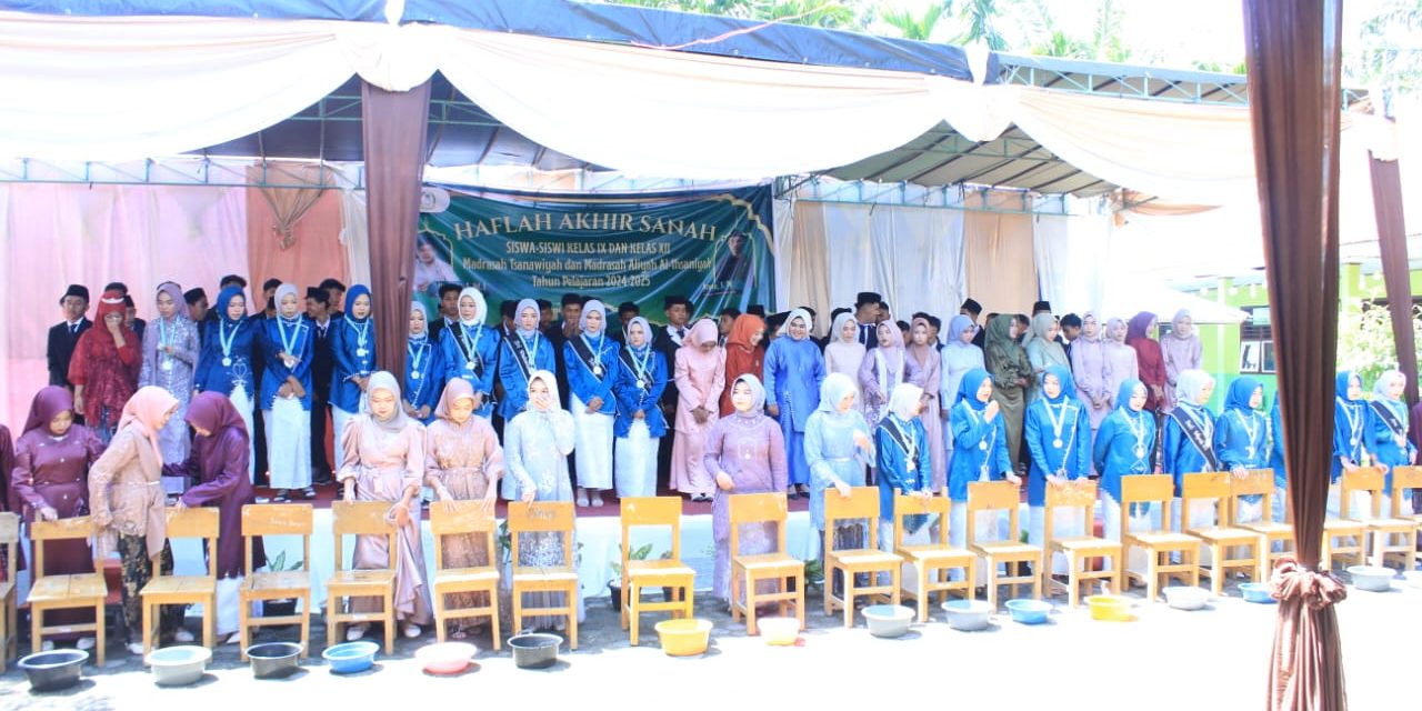 Perlepasan Siswa siswi Kelas IX DAN Kelas XII Madrasah Tsanawiyah Dan Madrasah Aliyah Al Ihsaniyah Tahun ajaran 2024-2025