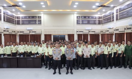 Polres Tebo Gelar Pembinaan dan Pelatihan Kemampuan bagi Satpam se-Wilkum Polres Tebo