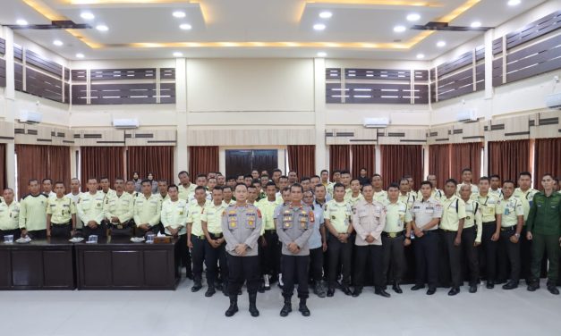Polres Tebo Gelar Pembinaan dan Pelatihan Kemampuan bagi Satpam se-Wilkum Polres Tebo