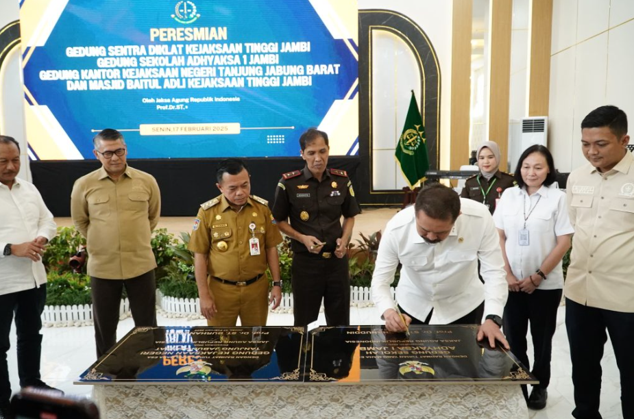Ketua DPRD Jambi Apresiasi Peresmian Gedung Baru Kejati oleh Jaksa Agung