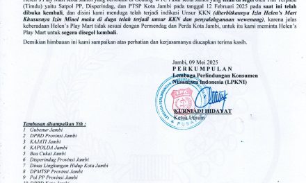 Diduga Langgar Perda dan Terindikasi KKN, LPKNI Desak Penutupan Kembali Helen’s Play Mart