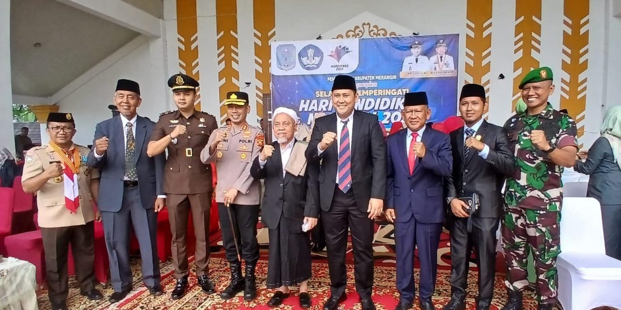 Dandim 0420/Sarko Hadiri Upacara Hardiknas 2025 di Merangin, Tegaskan Komitmen TNI untuk Pendidikan