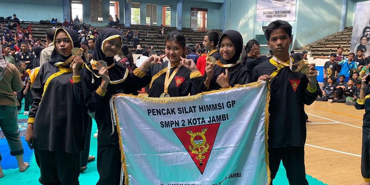 Pesilat Putri HIMSSI GP SMPN 2 Kota Jambi Raih 6 Medali di Kejuaraan IPSI