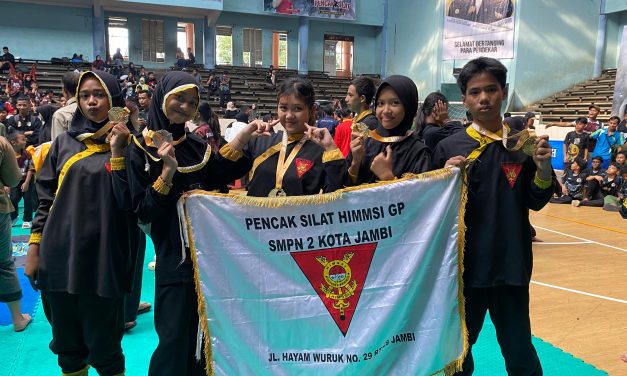 Pesilat Putri HIMSSI GP SMPN 2 Kota Jambi Raih 6 Medali di Kejuaraan IPSI