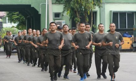 Menjaga Kebugaran dan Soliditas, Korem 042/Gapu Gelar Olahraga Bersama