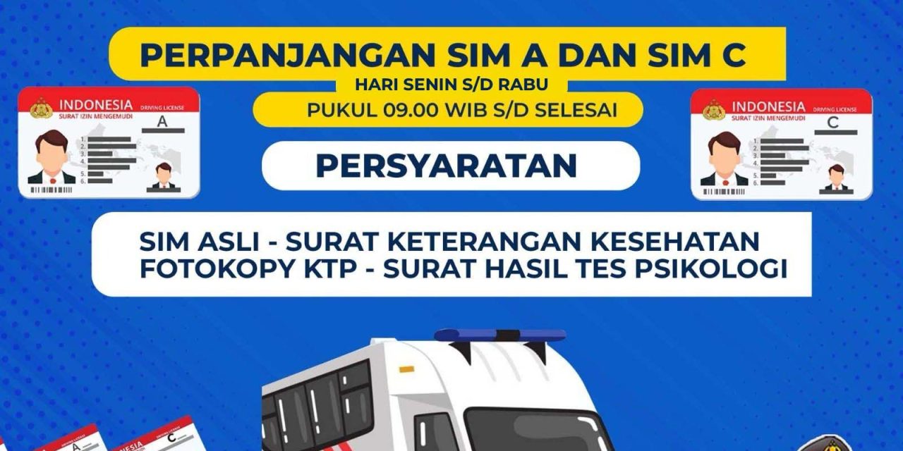 Satlantas Polresta Jambi Hadirkan Gerai Perpanjangan SIM di Mandala Mart dan Trona Express Simpang Rimbo