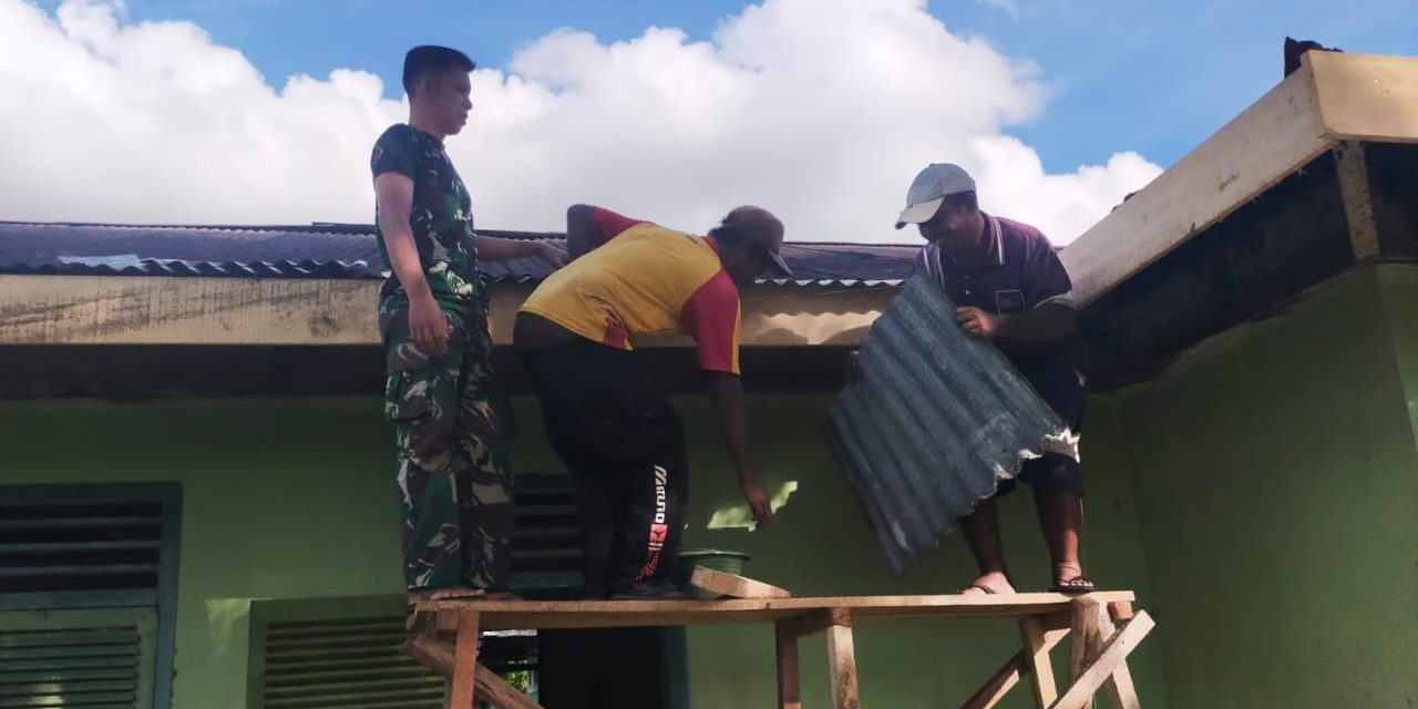 Cek Perbaikan Barak Kompi A Lama, Guna Semangat dan Efisiensi Kerja Prajurit