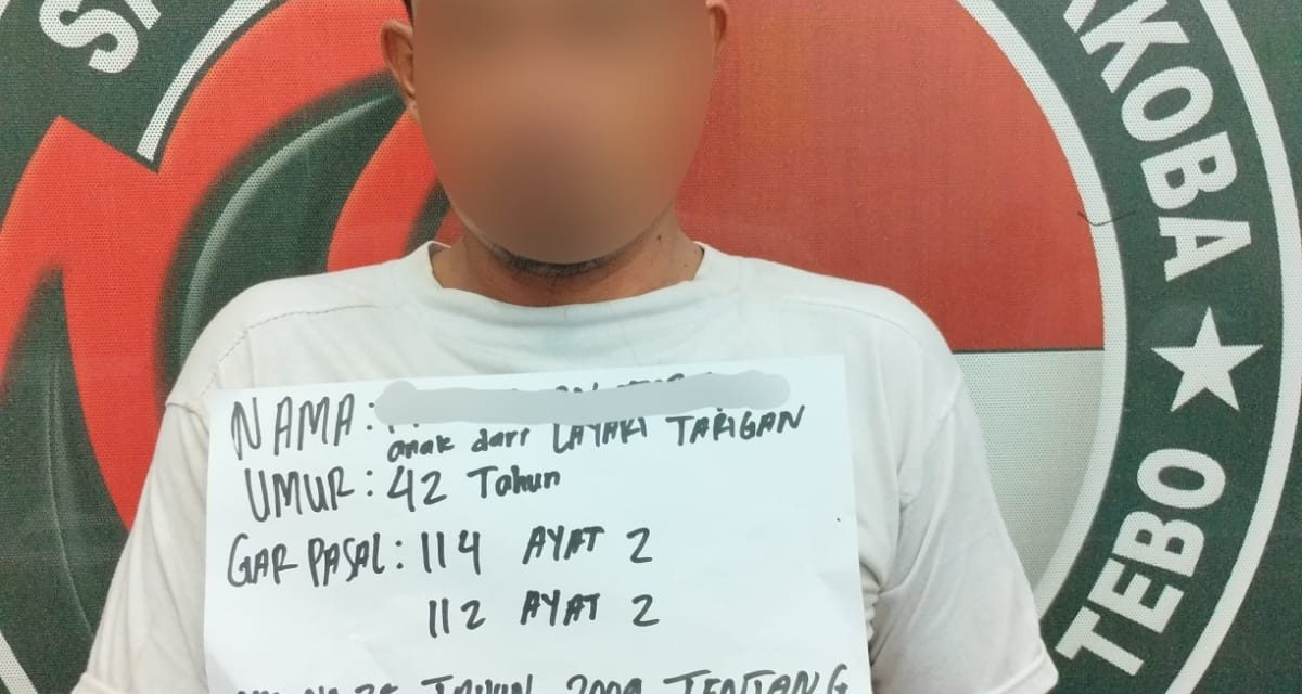 Polres Tebo Ungkap Peredaran Sabu 157,17 Gram di Sumay, Tiga Pelaku Diamankan