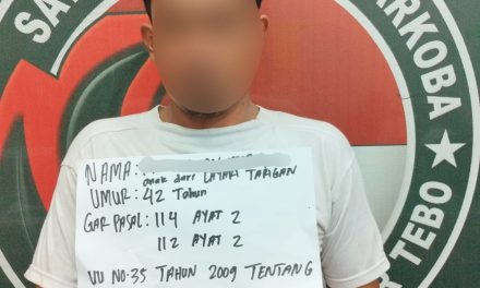Polres Tebo Ungkap Peredaran Sabu 157,17 Gram di Sumay, Tiga Pelaku Diamankan