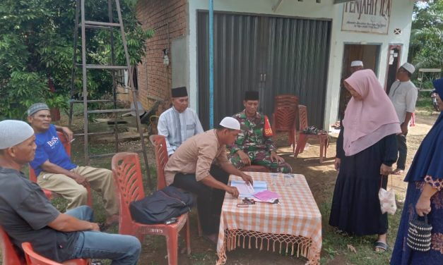 Melayat Ke Rumah Warga Binaan, Bentuk Kepedulian Babinsa Kepada Warganya
