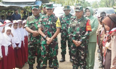 Kasrem 042/Gapu Dampingi Tim Wasev TMMD ke-124 Kodim 0419/Tanjab