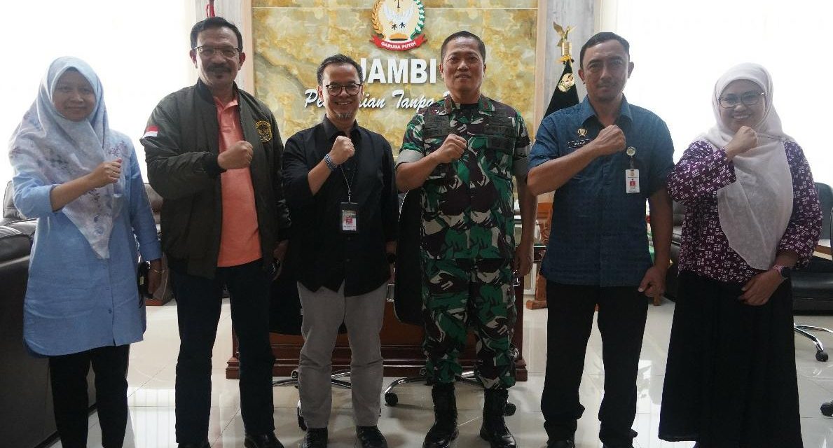 Danrem 042/Gapu Terima Kunjungan Silaturahmi Direktur Buah dan Florikultura Kementan dan Kepala BSIP Jambi
