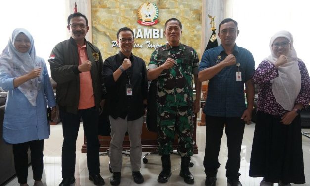 Danrem 042/Gapu Terima Kunjungan Silaturahmi Direktur Buah dan Florikultura Kementan dan Kepala BSIP Jambi
