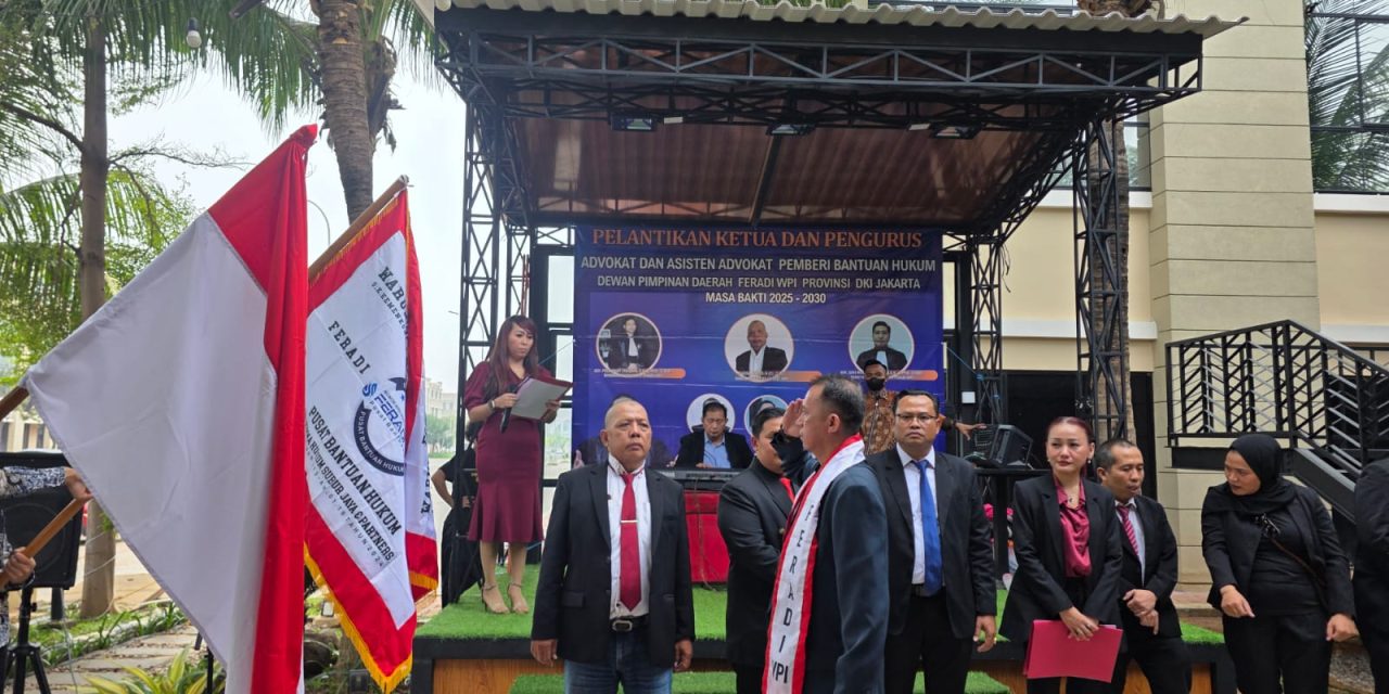 Pelantikan DPD FERADI WPI DKI Jakarta Masa Bakti 2025–2030 Berlangsung Khidmat